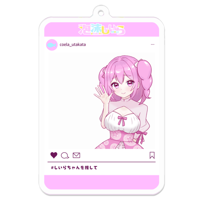 アクリルキーホルダー - 70 x 70 (mm)