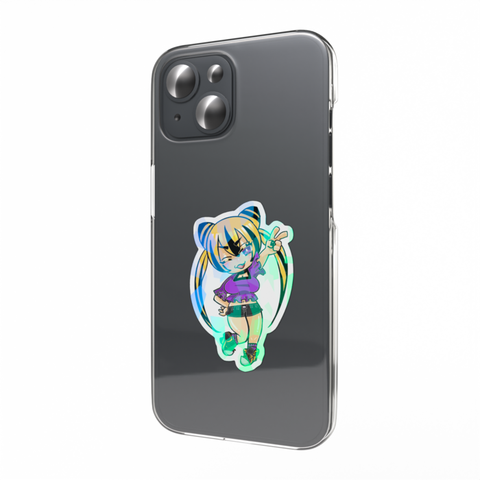 ホログラムスマホステッカー - 縦