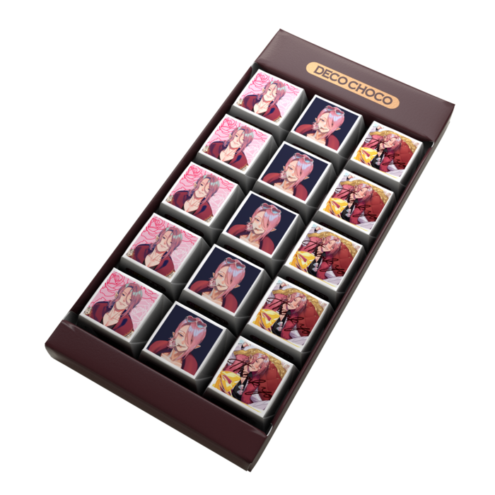 DECOチョコ - 列ごとにデザイン