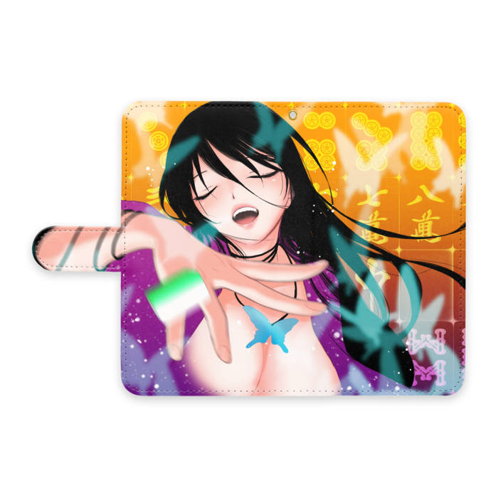 手帳型Androidケース - L - ストラップ穴 あり
