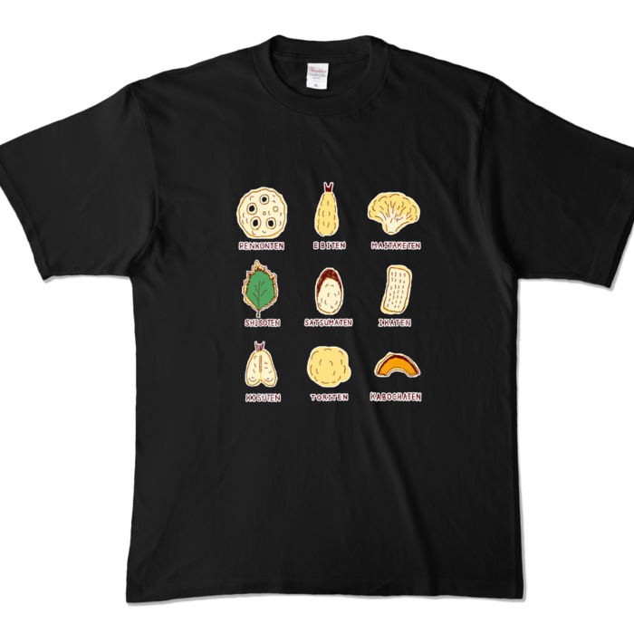 カラーTシャツ - XL - ブラック (濃色)