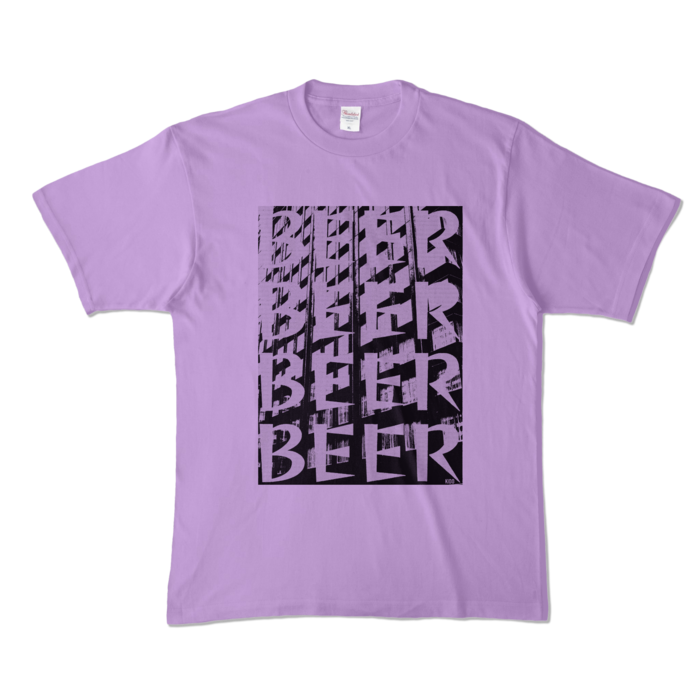 カラーTシャツ - XL - ライトパープル (淡色)