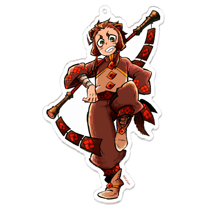 アクリルキーホルダー - 100 x 100 (mm)