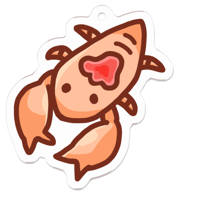 アクリルキーホルダー - 50 x 50 (mm)