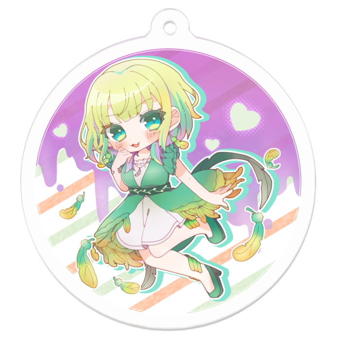 アクリルキーホルダー - 50 x 50 (mm)