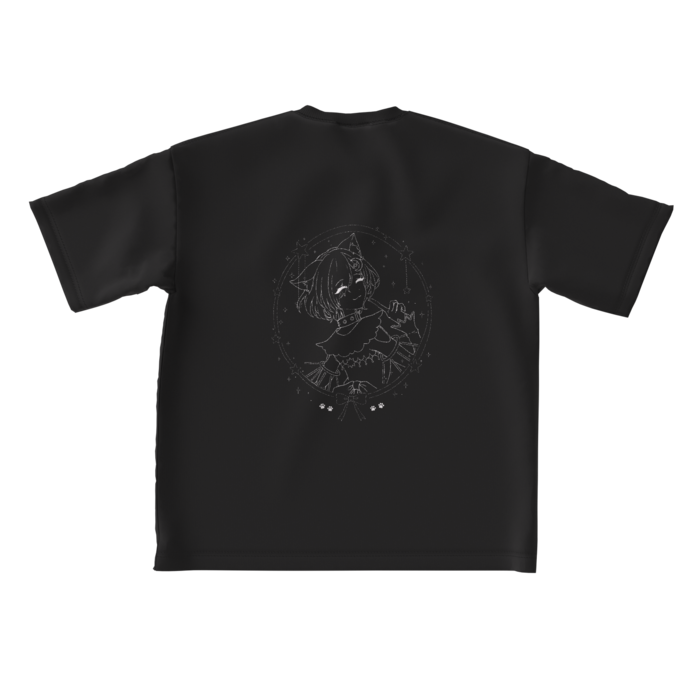 ビッグシルエットTシャツ - L - ブラック