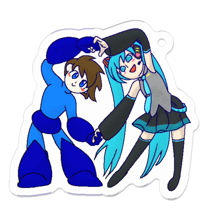 アクリルキーホルダー - 50 x 50 (mm)