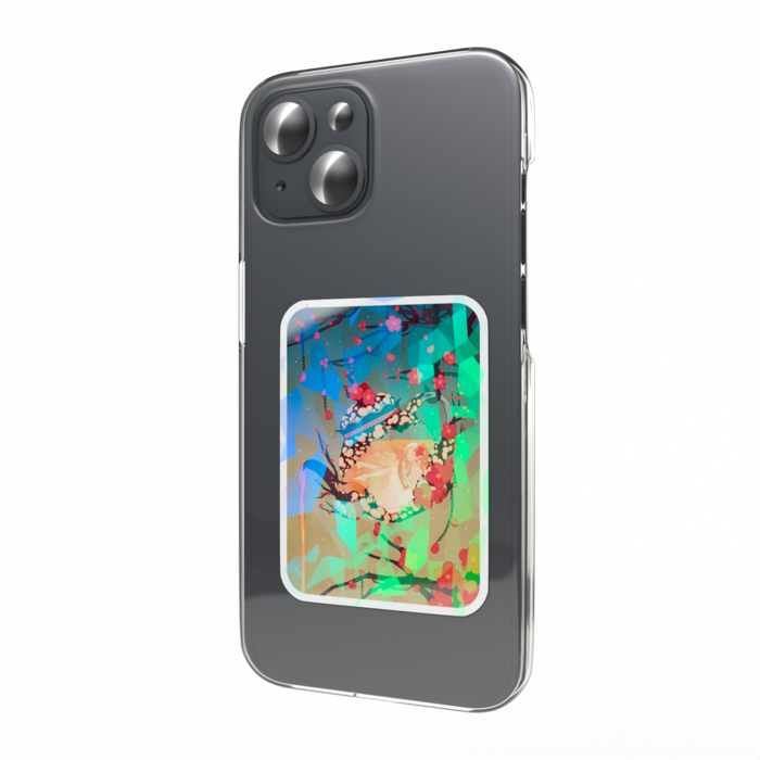 ホログラムスマホステッカー - 縦