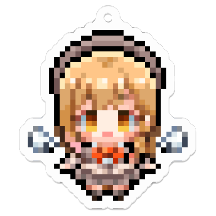 アクリルキーホルダー - 50 x 50 (mm)