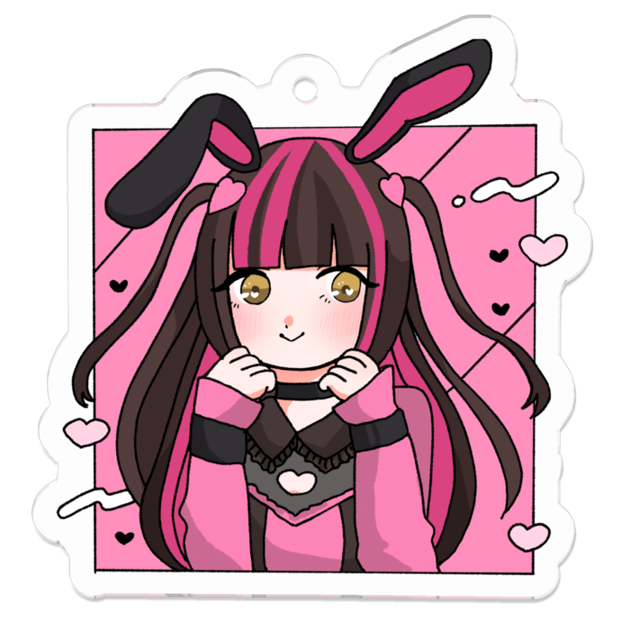 アクリルキーホルダー - 50 x 50 (mm)