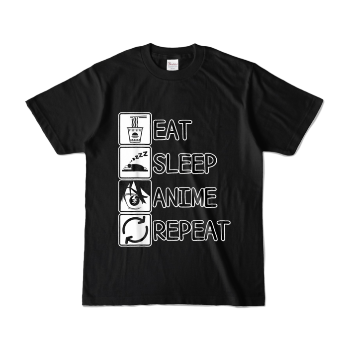 カラーTシャツ - S - ブラック (濃色)