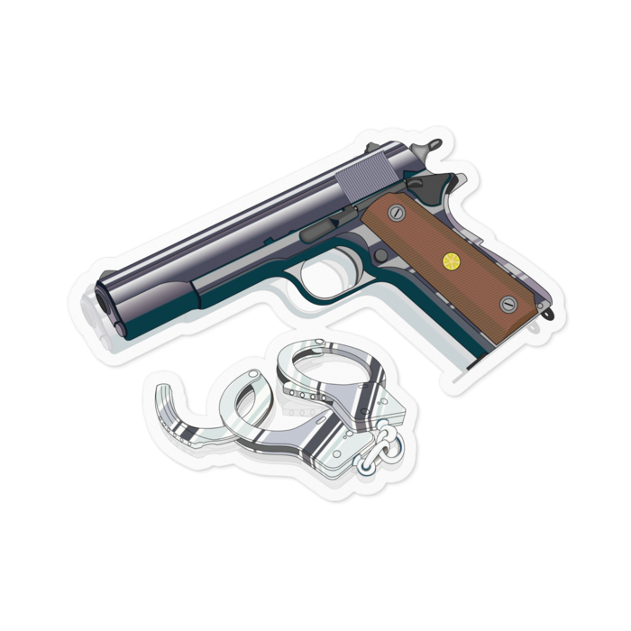 ステッカー - 100 x 100 (mm)