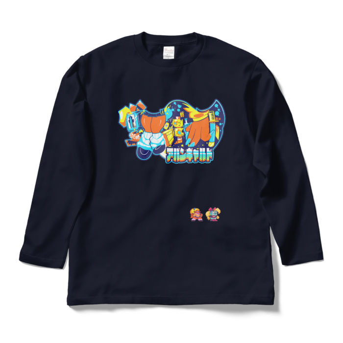 ロングスリーブTシャツ - L - ネイビー