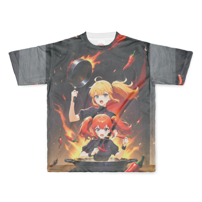 フルグラフィックTシャツ - L - 正面印刷のみ