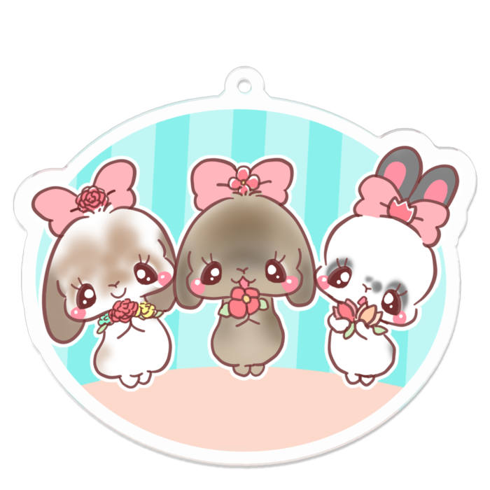 アクリルキーホルダー - 70 x 70 (mm)