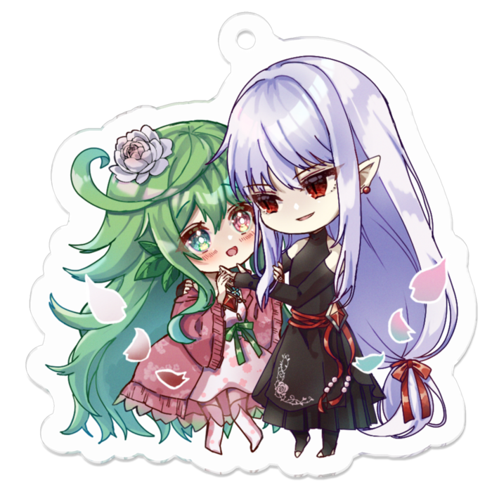 アクリルキーホルダー - 50 x 50 (mm)