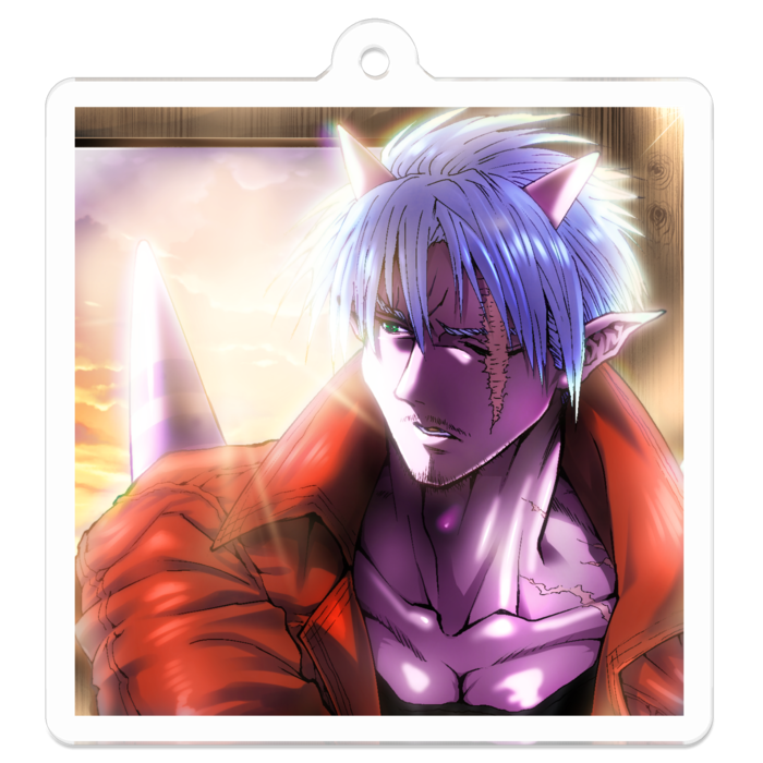 アクリルキーホルダー - 50 x 50 (mm)