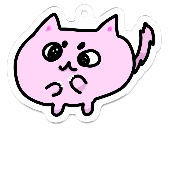 アクリルキーホルダー - 50 x 50 (mm)