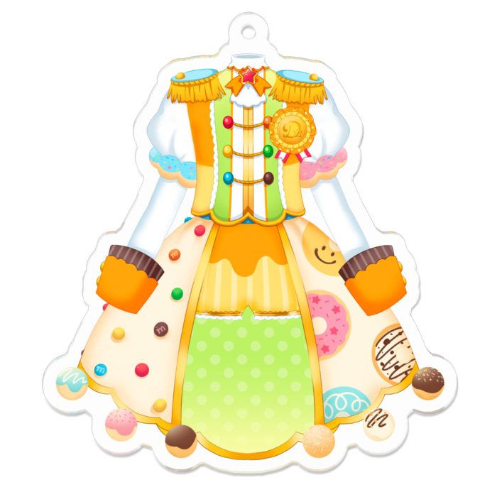 マーブルドーナツマーチドレス