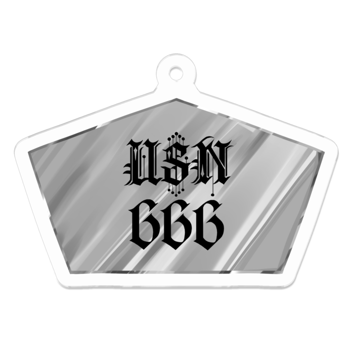 アクリルキーホルダー - 50 x 50 (mm)