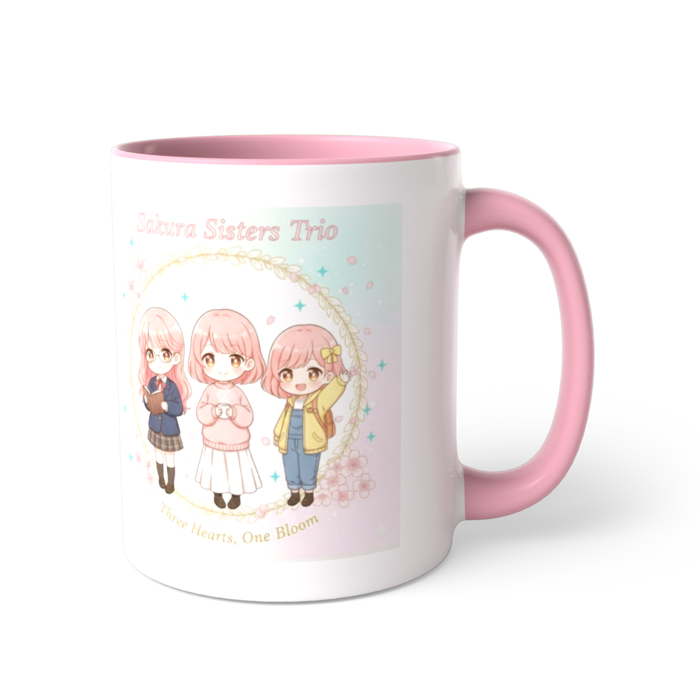 ツートンカラーマグカップ - 直径 8.2cm / 高さ 9.5cm