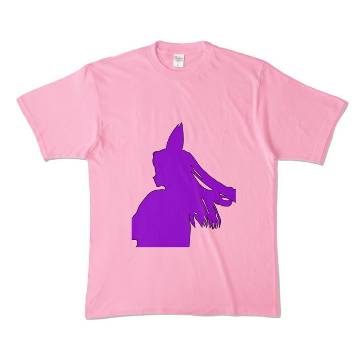 カラーTシャツ - XL - ピーチ (淡色)