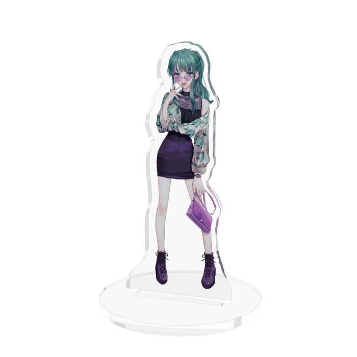 アクリルフィギュアサングラス有り - 70x70mm(1)