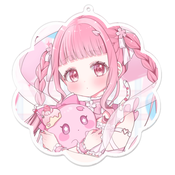 アクリルキーホルダー - 100 x 100 (mm)