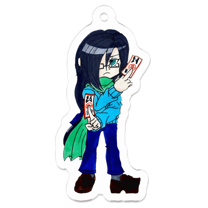 アクリルキーホルダー（コーティング） - 50 x 50 (mm)