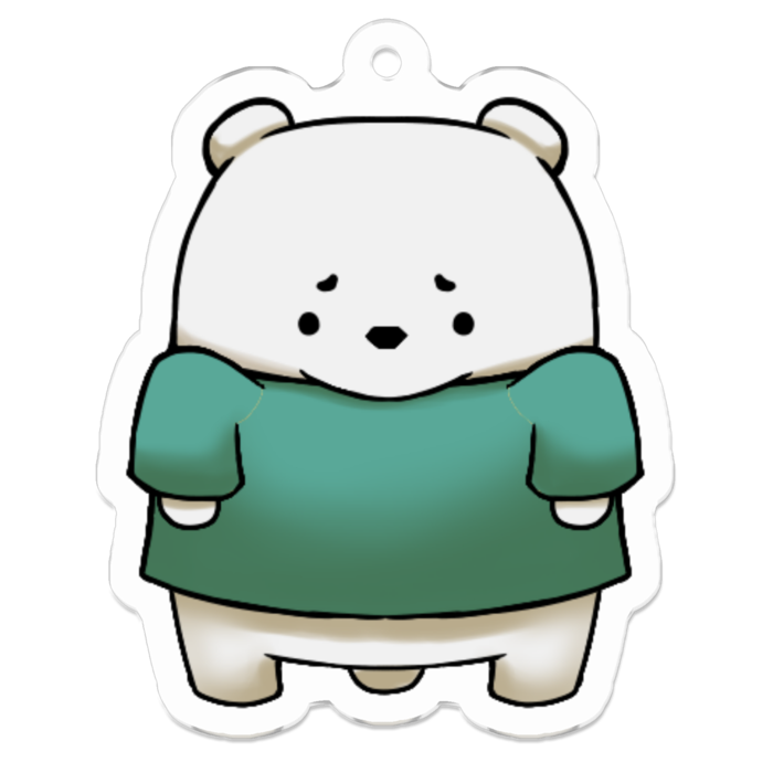 はくおう君アクリルキーホルダー１