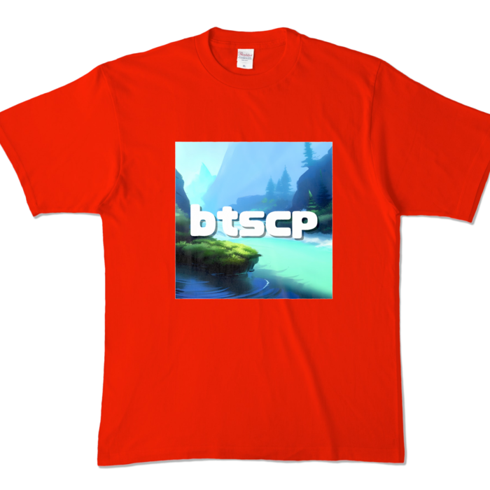 カラーTシャツ - XL - レッド (濃色)