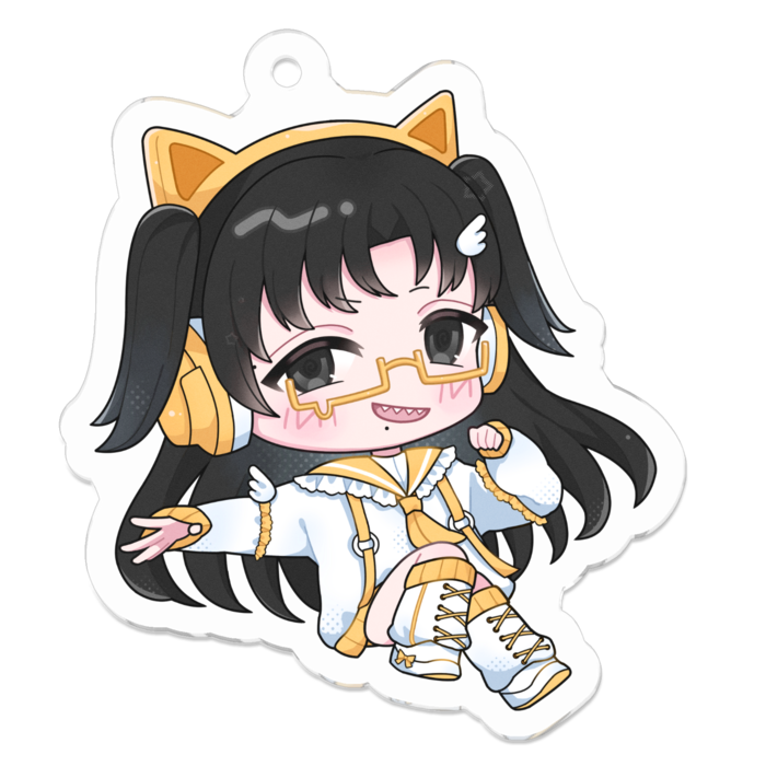 【黄色】チカヨさん【50 x 50 (mm)】