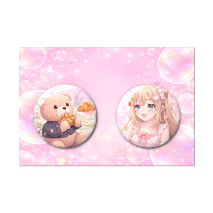 缶バッジセット - 2個セット