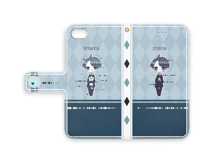 手帳型iPhoneケース - iPhone 8 / 7 - ストラップ穴 あり