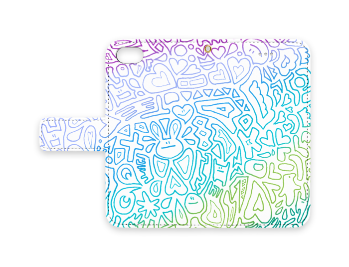 手帳型iPhoneケース - iPhone 8 / 7 - ストラップ穴 あり