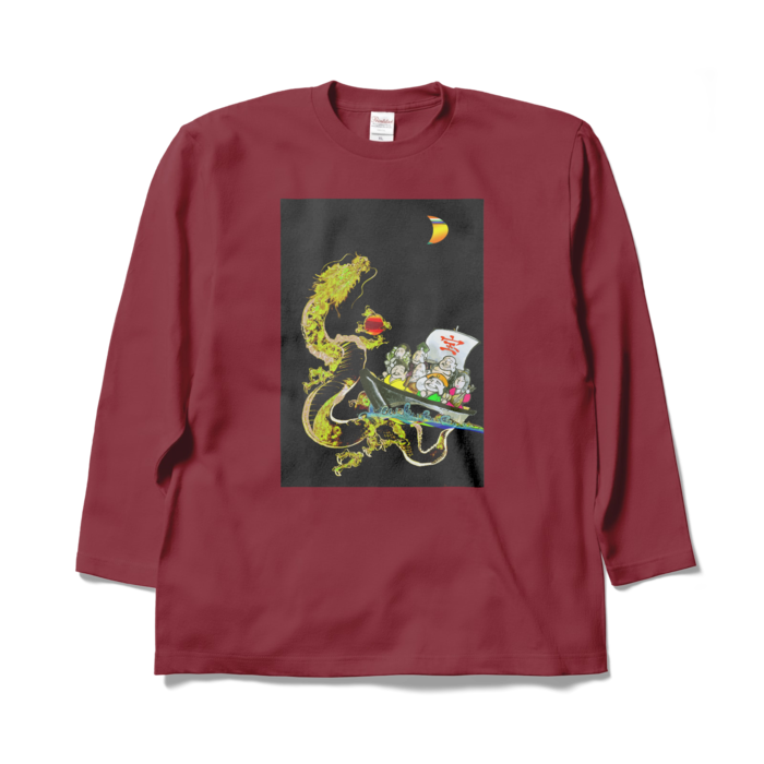 ロングスリーブTシャツ - XL - バーガンディ