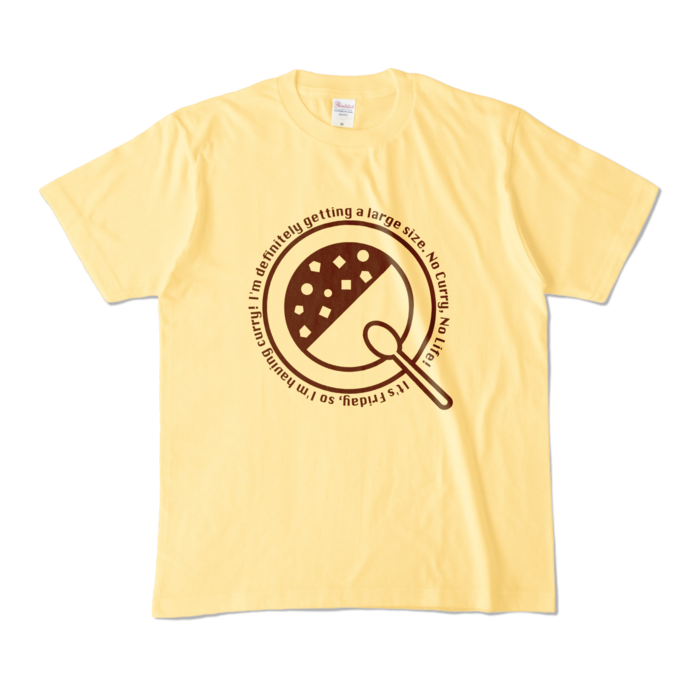 カラーTシャツ - M - ライトイエロー （淡色）