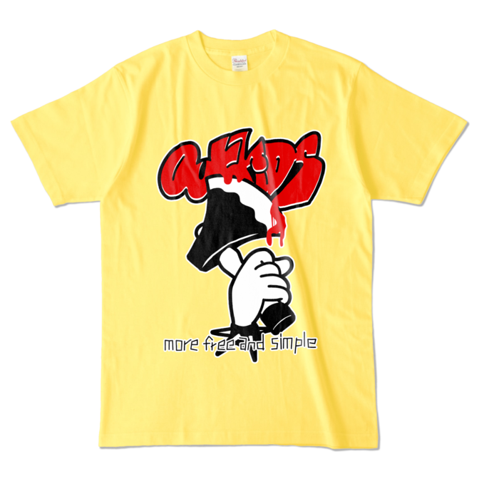 カラーTシャツ - L - イエロー (濃色)