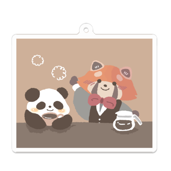 アクリルキーホルダー - 70 x 70 (mm)