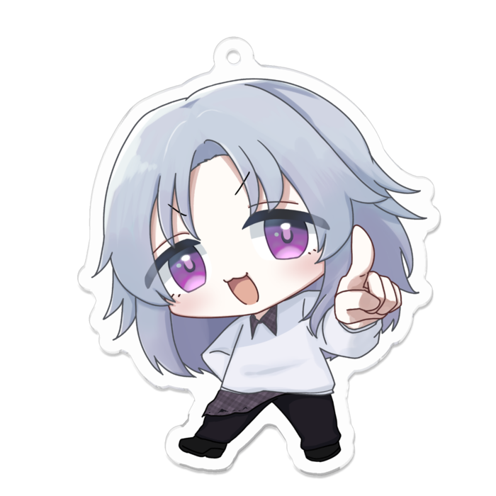 アクリルキーホルダー - 70 x 70 (mm)