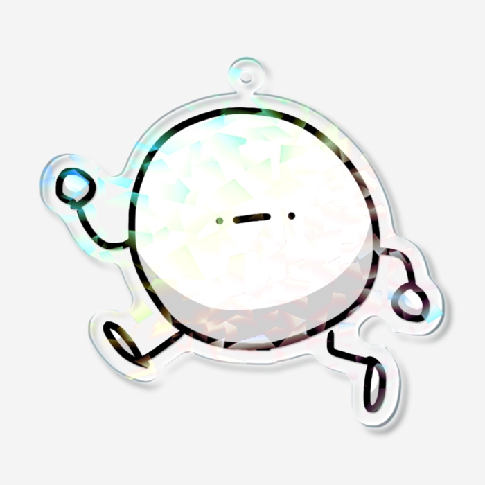 ホログラムアクリルキーホルダー - 70 × 70mm