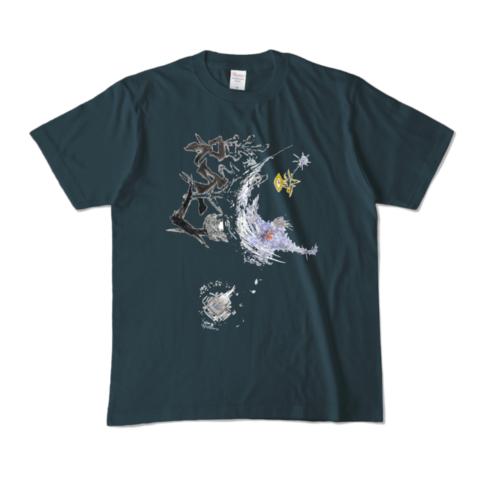 カラーTシャツ - M - デニム (濃色)