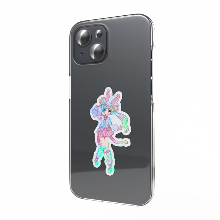 ホログラムスマホステッカー - 縦