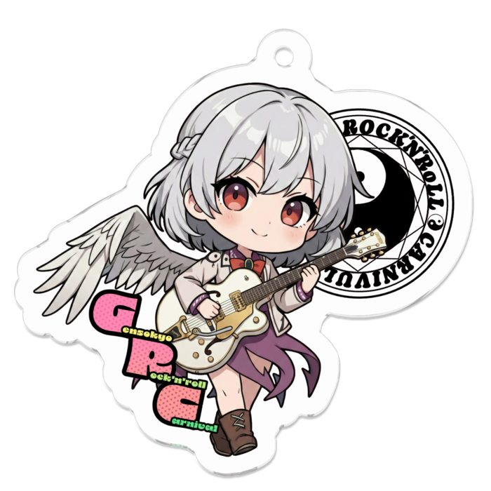 アクリルキーホルダー - 50 x 50 (mm)