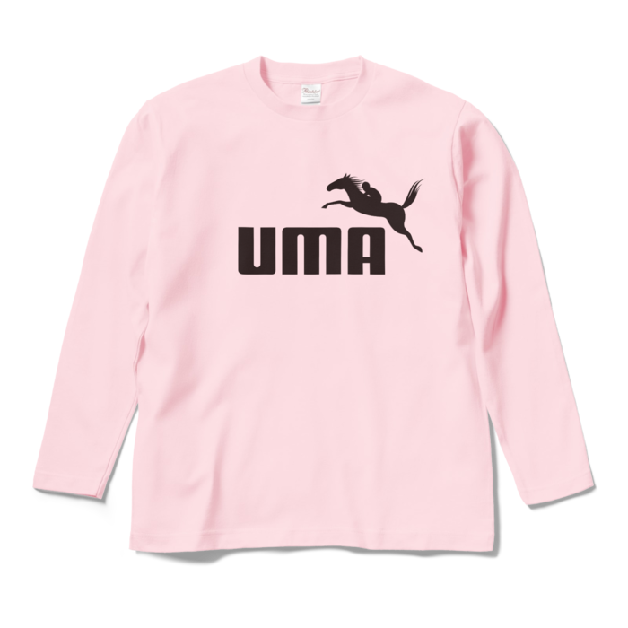 ロングスリーブTシャツ - M - ライトピンク