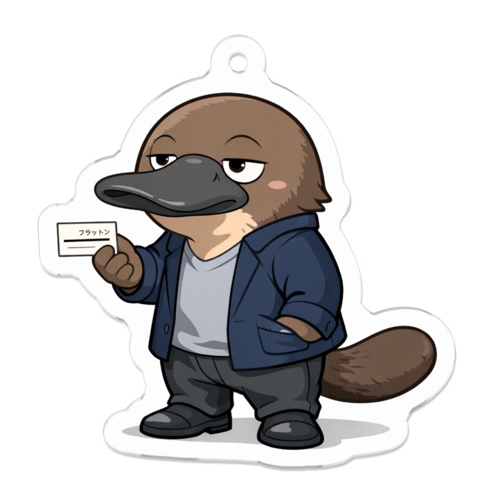 アクリルキーホルダー - 50 x 50 (mm)