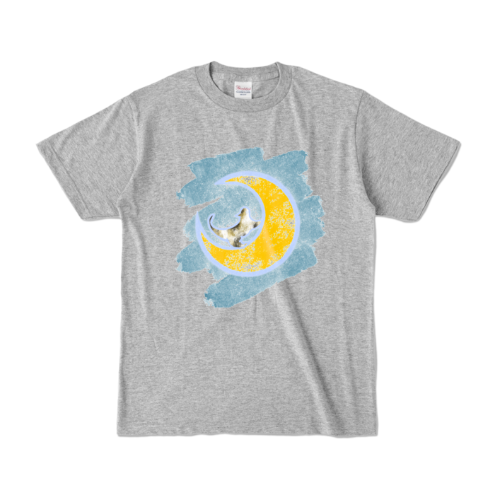 カラーTシャツ - S - 杢グレー (濃色)