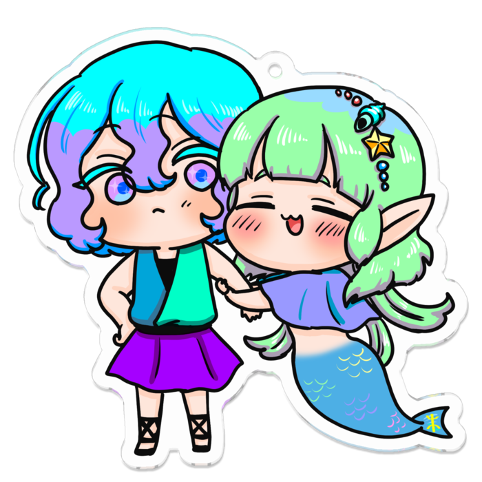 アクリルキーホルダー - 70 x 70 (mm)