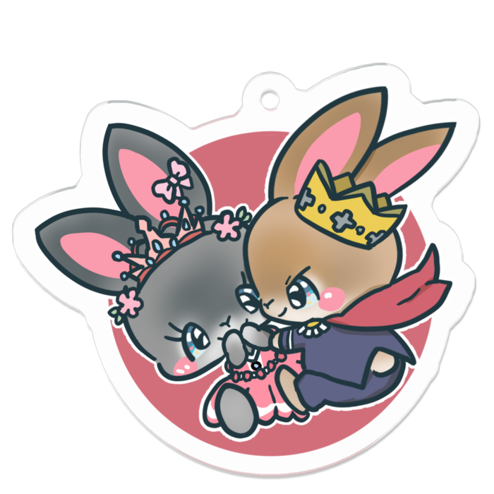 アクリルキーホルダー - 50 x 50 (mm)