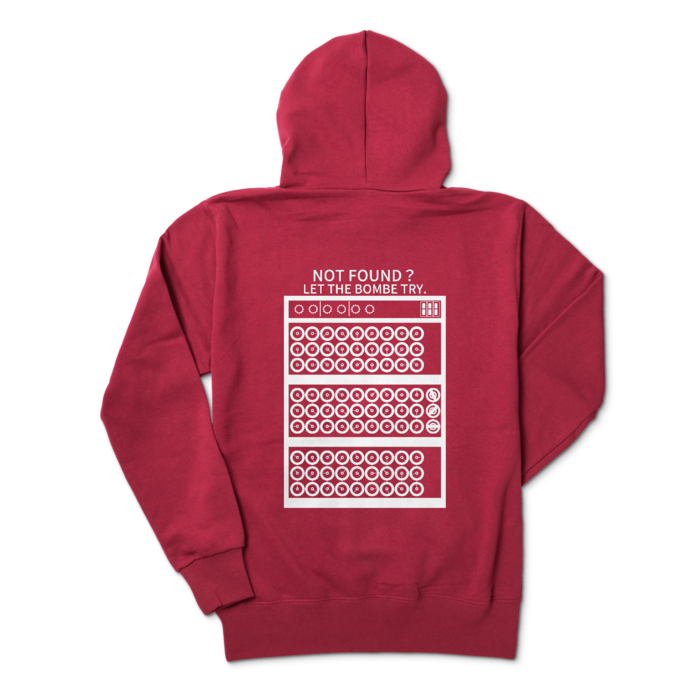 ジップパーカー - M - バーガンディ